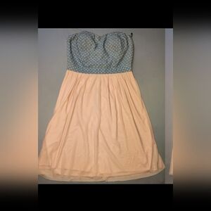 Rue21 Light Blue Polka Dot Dress